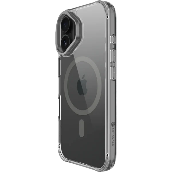 כיסוי ל-iPhone 17 בצבע אפור דגם MIRAHOLD מבית Miracase