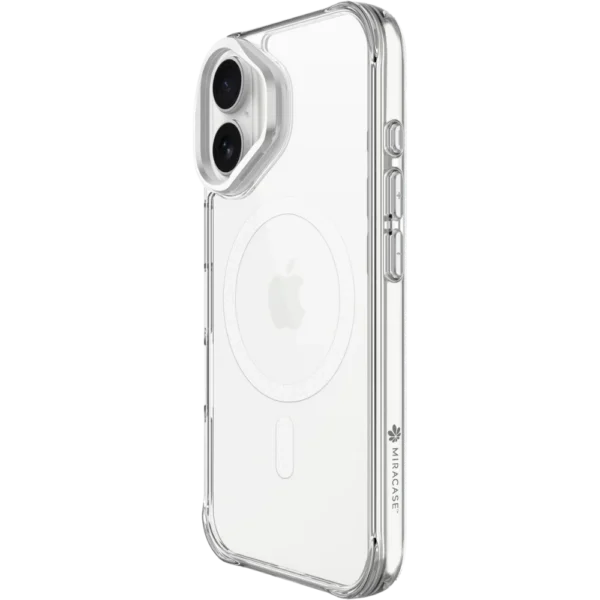 כיסוי ל-iPhone 17 בצבע כסוף דגם MIRAHOLD מבית Miracase
