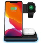 ⁦מטען אלחוטי MQIW505 15W 3IN1 שחור Miracase⁩ – תמונה ⁦11⁩