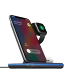 ⁦מטען אלחוטי MQIW505 15W 3IN1 שחור Miracase⁩ – תמונה ⁦10⁩