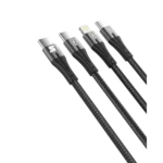 ⁦כבל סנכרון וטעינה 3 ב-1 Type-c to LIGHTNING and Type-c 2x⁩ – תמונה ⁦2⁩