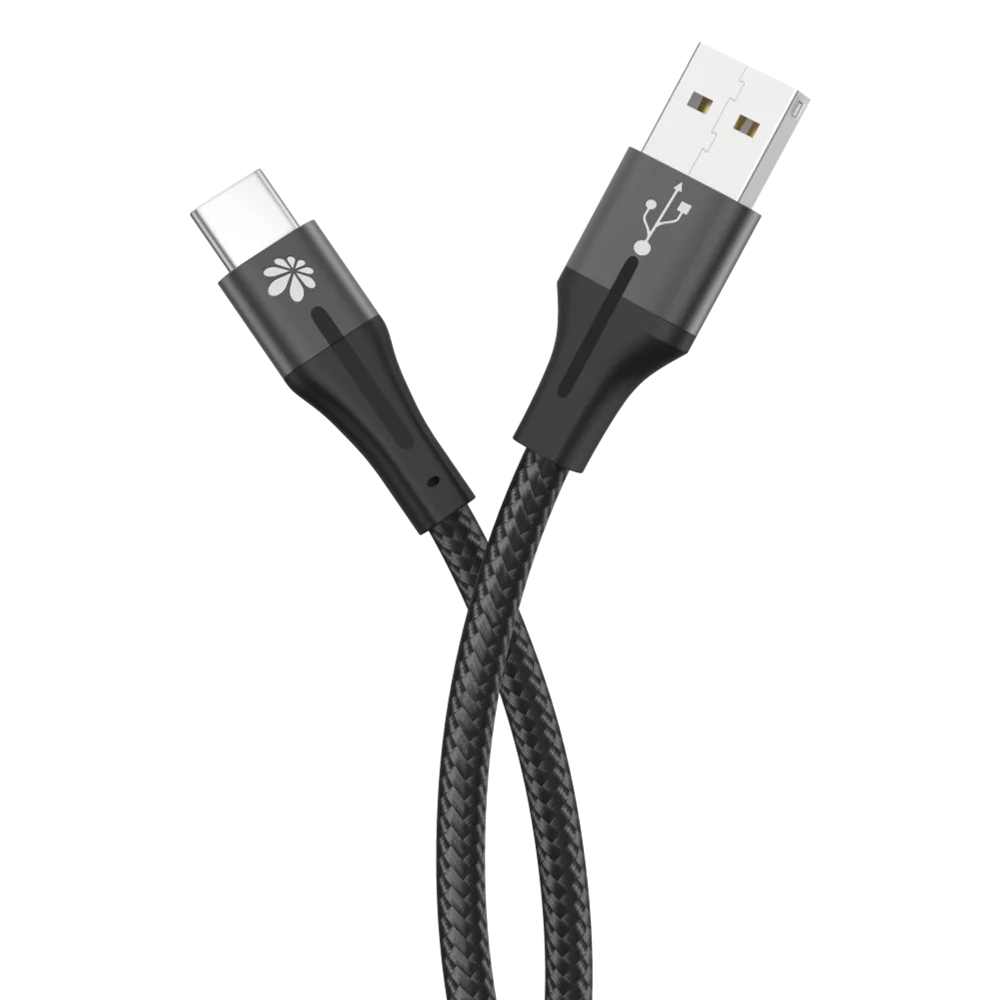 99702-001-36 כבל שזור MIRACASE Type-C to USB 2M – תמונה 1