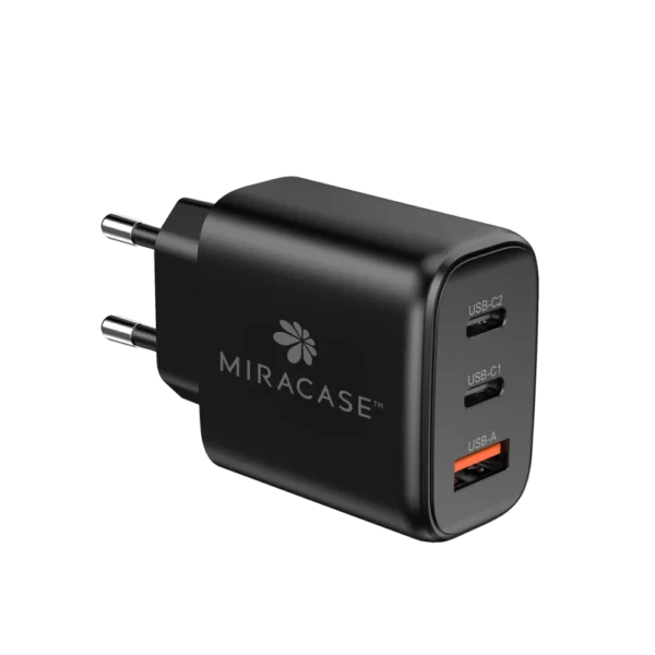 מטען קיר מיני MWCM65PD בצבע שחור מבית MIRACASE