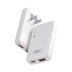מטען קיר מהיר 65W בצבע לבן דגם MWC65W מבית MIRACASE