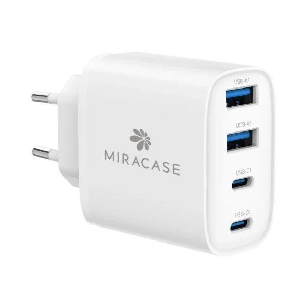 מטען קיר 40W + כבל USB-C דגם MWC40W מבית Miracase