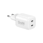 מטען קיר GaN בהספק 100W דגם MWCM100PD2 + כבל Type-C בצבע לבן מבית Miracase
