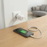 ⁦מטען קיר GaN בהספק 100W דגם MWCM100PD2 + כבל Type-C בצבע לבן מבית Miracase⁩ – תמונה ⁦2⁩