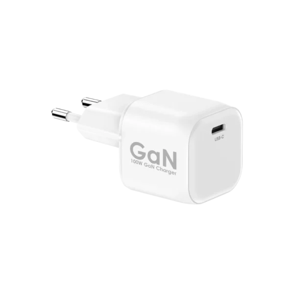 מטען קיר GaN בהספק 100W דגם MWCM100PD1 + כבל Type-C בצבע שחור מבית Miracase