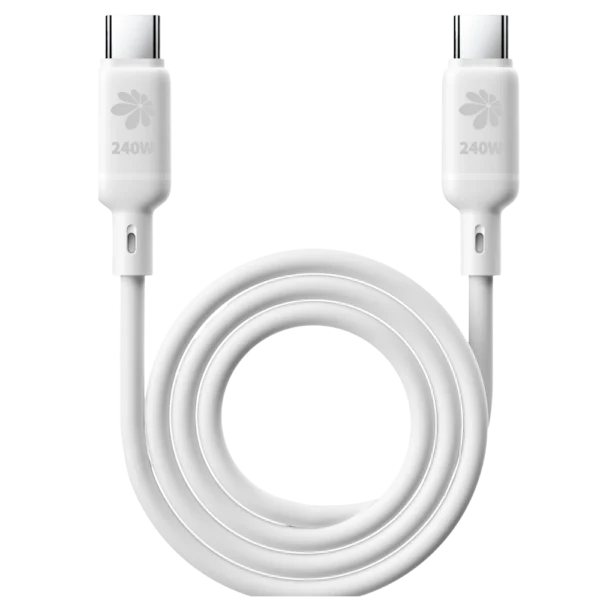 כבל טעינה מהירה Miracase MTCS240W 1.2M לבן