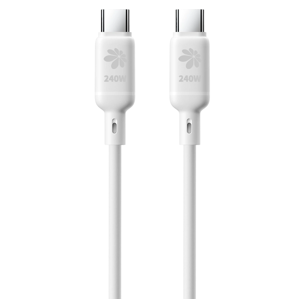 MTCS240W – כבל סיליקון חזק, מהיר ואמין לטעינה מתקדמת וסנכרון מדויק