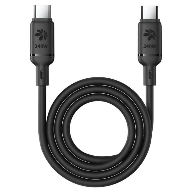 כבל טעינה מהירה Miracase MTCS240W 1.2M שחור