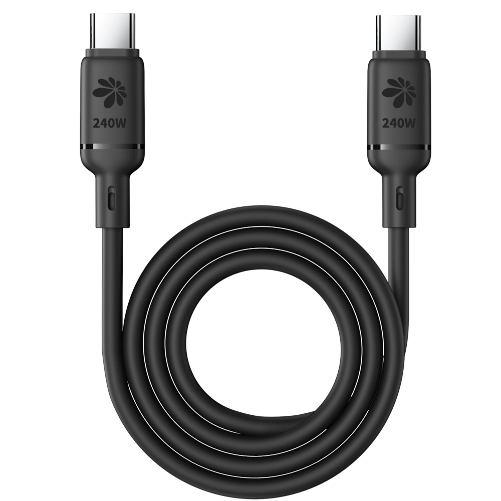 99702-002-02 כבל טעינה מהירה Miracase MTCS240W 1.2M שחור – תמונה 1