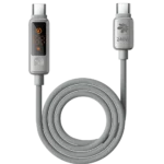 כבל טעינה Miracase MTCD240W עם מסך מגע – טעינה חכמה עם תצוגה בזמן אמת