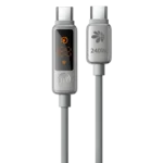 ⁦כבל טעינה Miracase MTCD240W עם מסך מגע – טעינה חכמה עם תצוגה בזמן אמת⁩ – תמונה ⁦4⁩