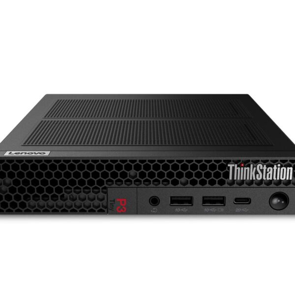 תחנת עבודה Lenovo ThinkStation P3 Tiny Gen 2 - Intel Core Ultra 7 265, 64GB RAM, 1TB SSD, NVIDIA RTX A1000, מיני