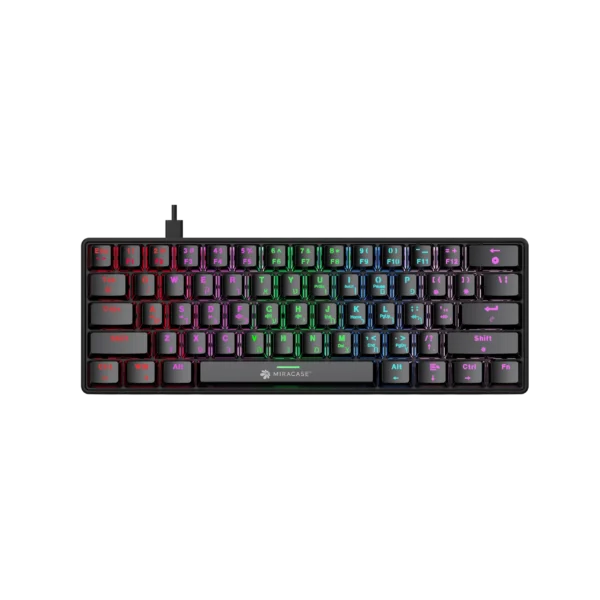 מקלדת מכנית חוטית MMCK100 עם תאורת RGB מבית Miracase